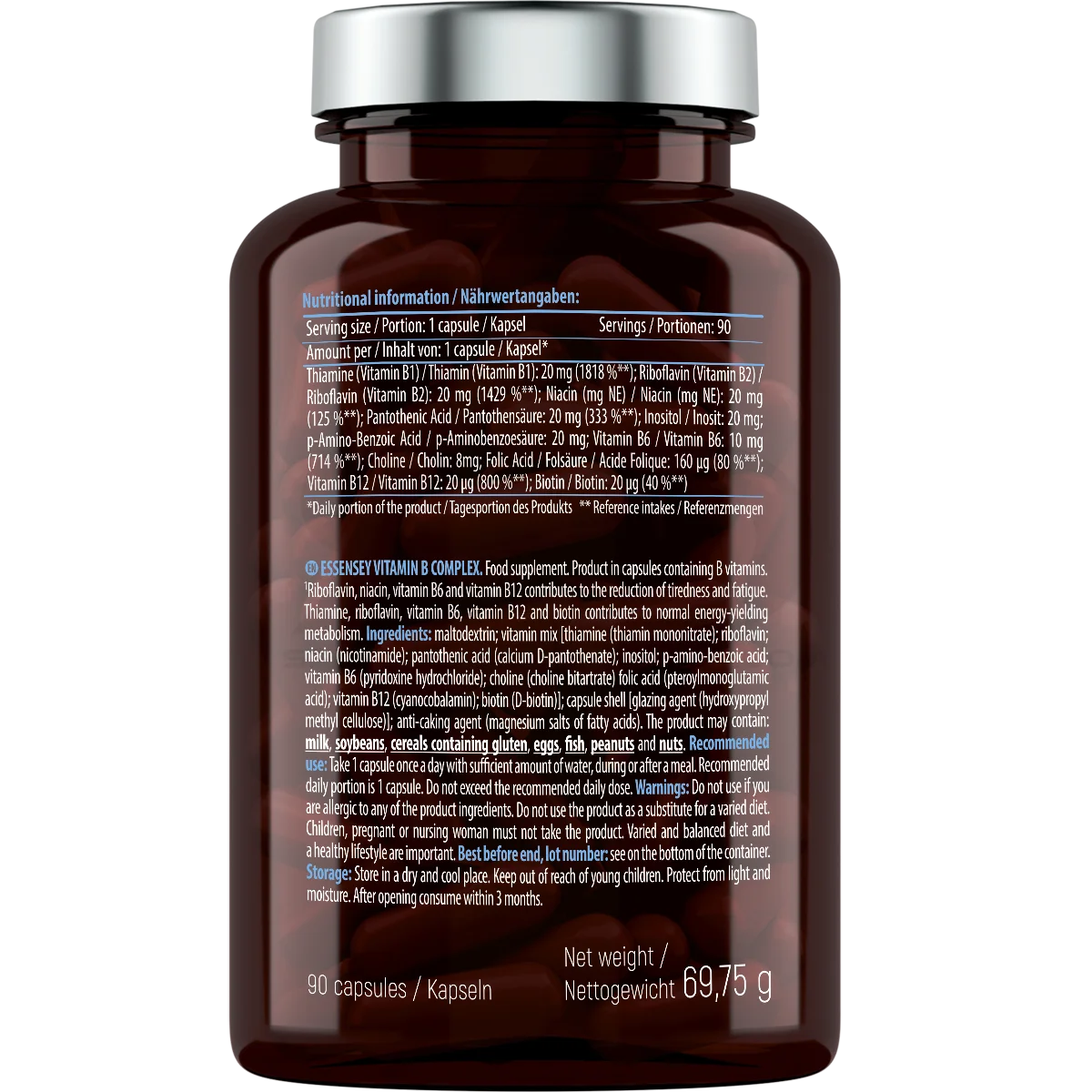 Essensey® VITAMIN B COMPLEX 90 Kapseln