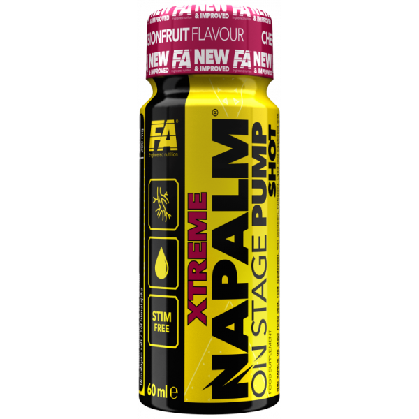 FA® NAPALM ON STAGE PUMP SHOTS 24x60ml Stim free