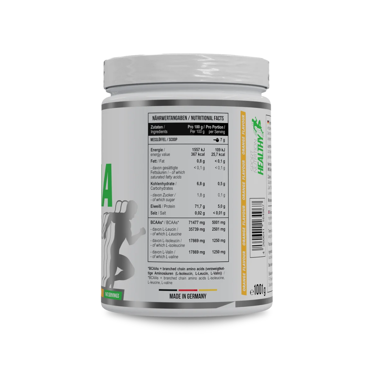 Healthy® BCAA Instant 1001 g Orange