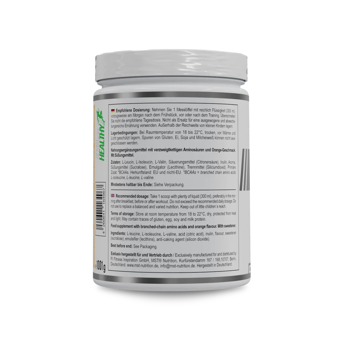 Healthy® BCAA Instant 1001 g Orange