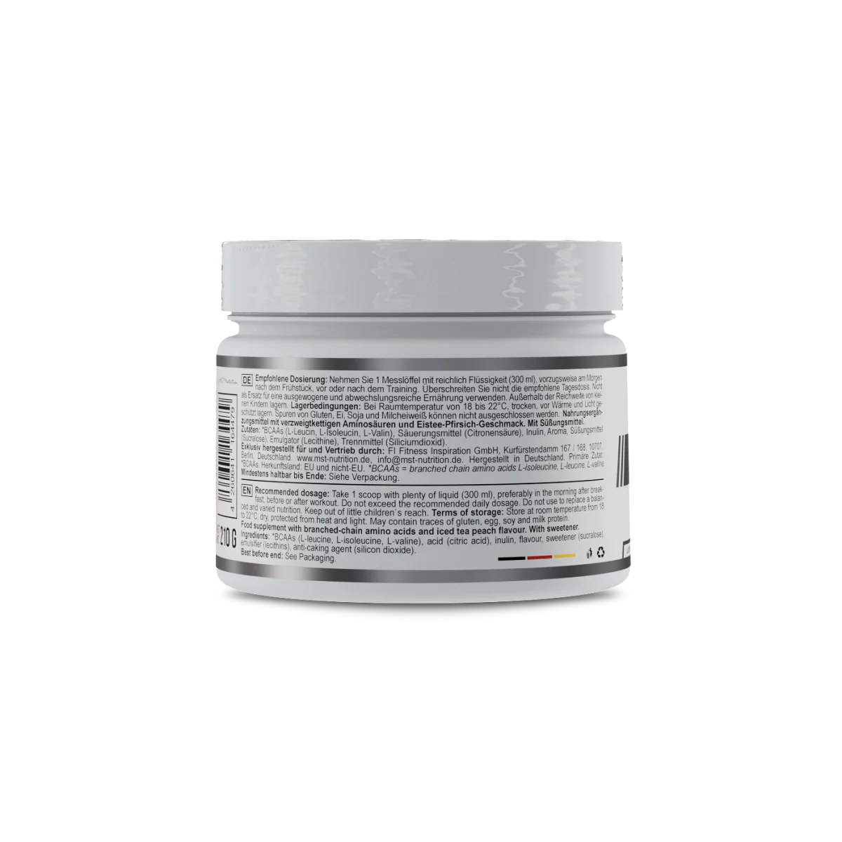 Healthy® BCAA Instant 210 g Peach ice tea