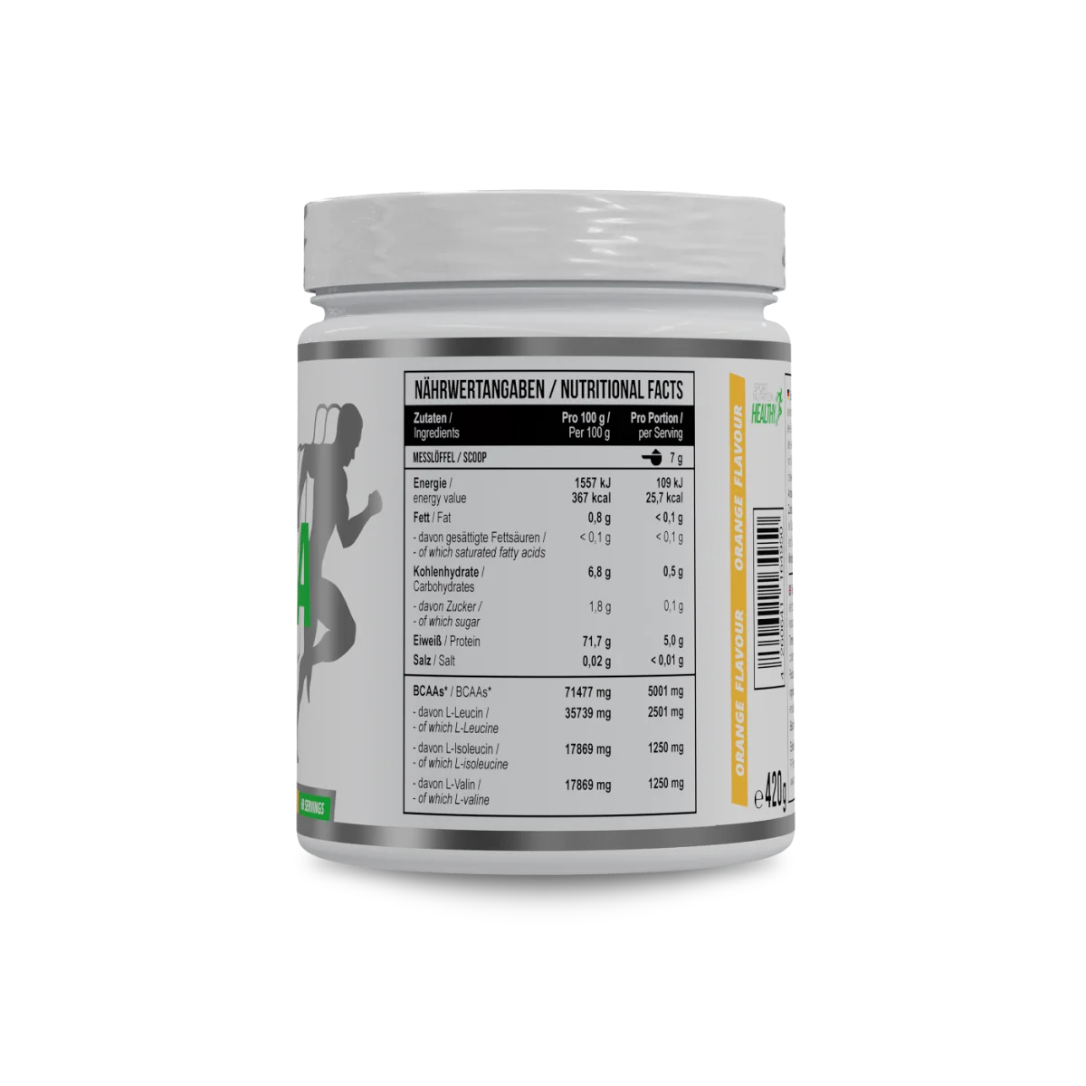 Healthy® BCAA Instant 420 g Orange