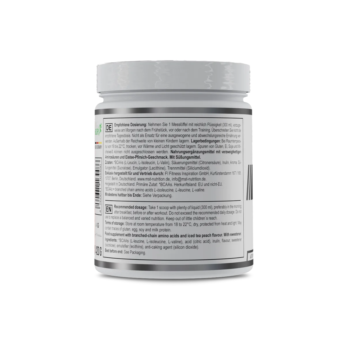 Healthy® BCAA Instant 420 g Peach ice tea