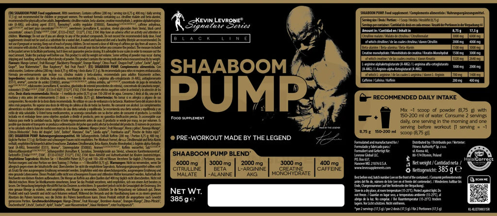 Kevin Levrone SHAABOOM PUMP 385g