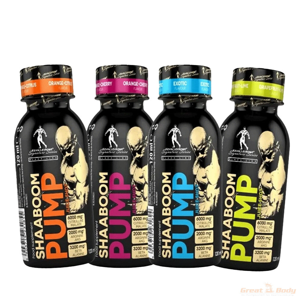 Kevin Levrone® SHAABOOM PUMP JUICE SHOTS 12 x 120ml