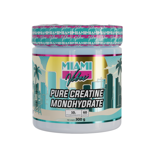 MIAMI VIBES® PURE CREATINE MONOHYDRATE 300g