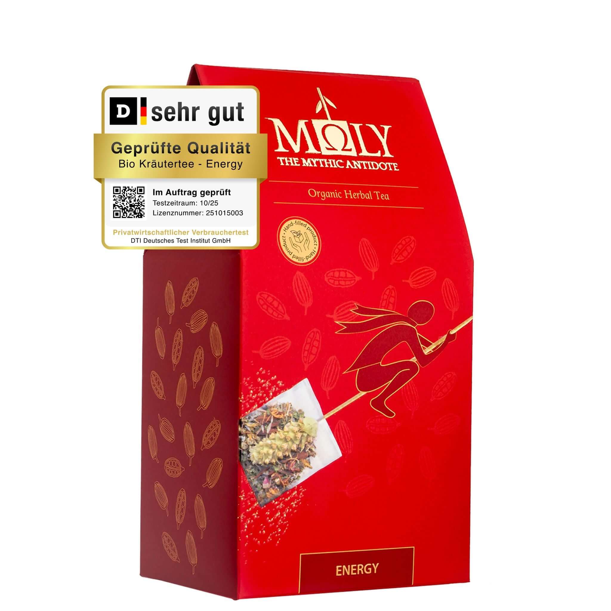 Energy Bio – Aromatische Bio-Kräuterteemischung | MOLY