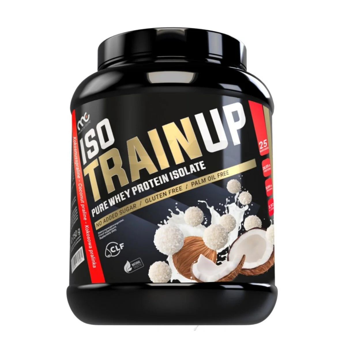 MUSCLE CLINIC® ISOLATE TRAINUP 750g 93,5% PREMIUM ISOLATE