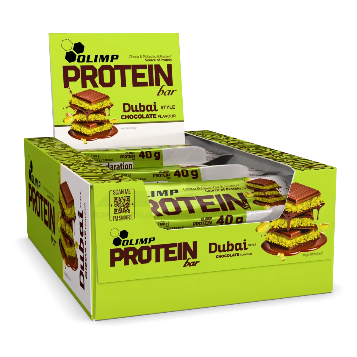 OLIMP® PROTEIN BAR DUBAI STYLE 25 x 40g