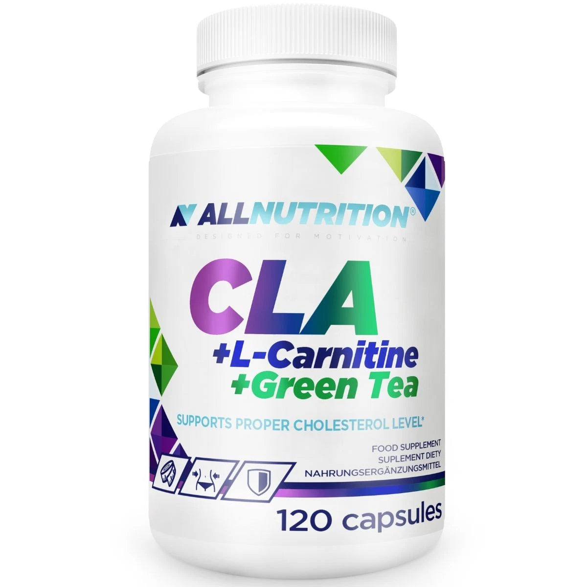 ALL NUTRITION® CLA + L-CARNITINE + GREEN TEA 120 Kapseln