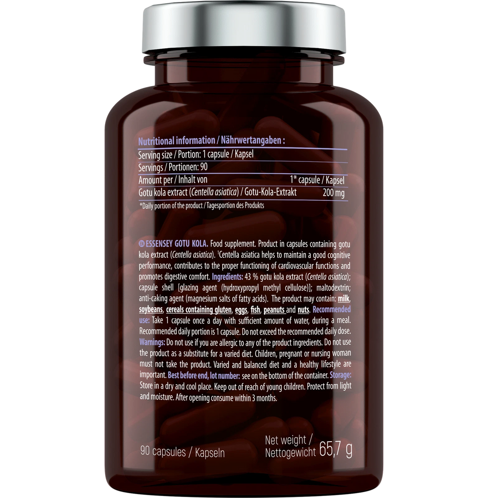 Essensey® GOTU KOLA 200mg 90 Caps