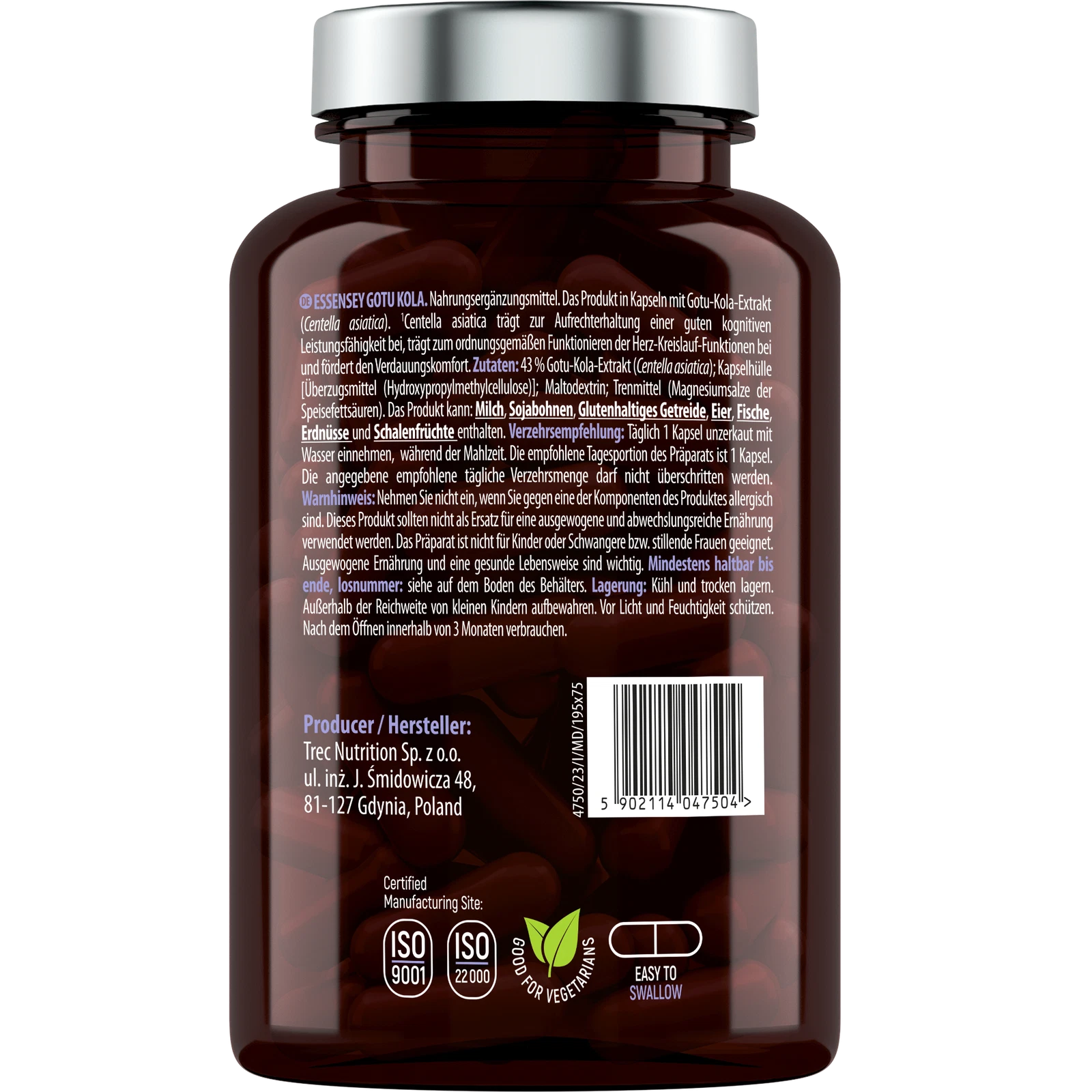 Essensey® GOTU KOLA 200mg 90 Caps