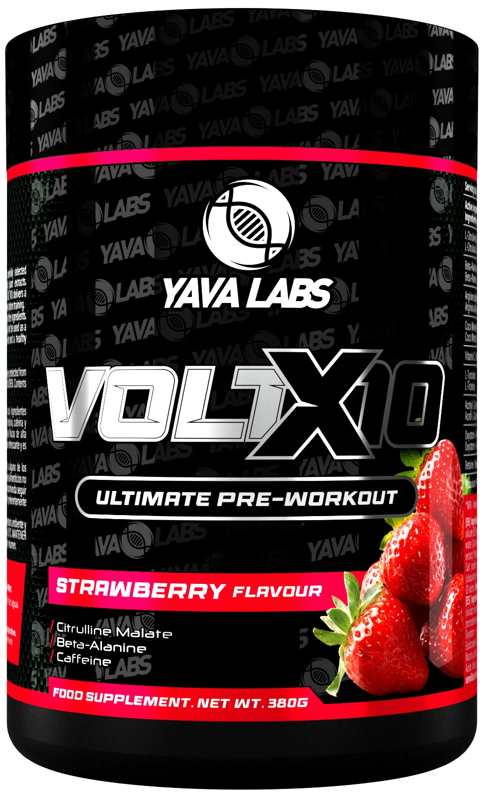YAVA LABS® VOLT X10 ULTIMATE Pre Workout 380g