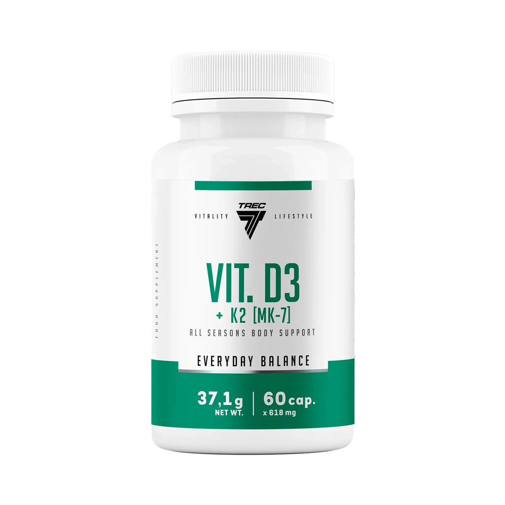 TREC® VITAMIN D3 + K2 (MK-7) 2.000 i.e. 60 Kapseln