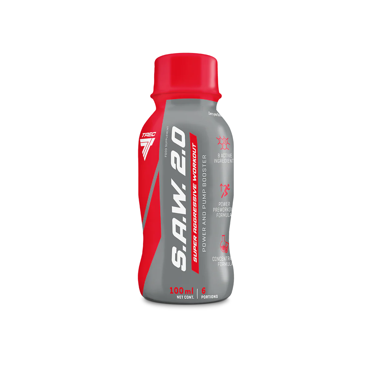 TREC® S.A.W 2.0 BOOSTER SHOTS 12 x100ml Cherry Pear