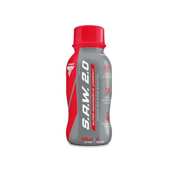 TREC® S.A.W 2.0 BOOSTER SHOTS 12 x100ml Cherry Pear
