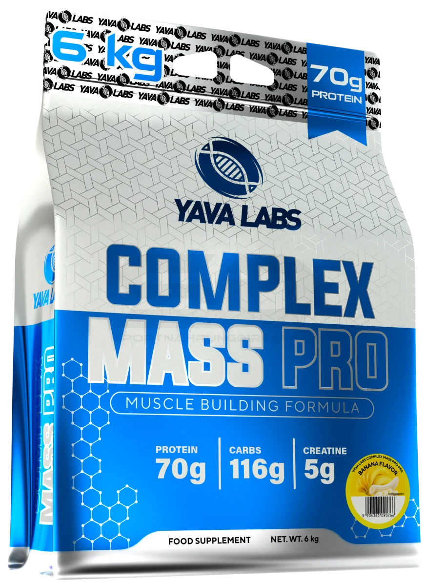 YAVA LABS® COMPLEX MASS PRO 6kg (35% Protein)