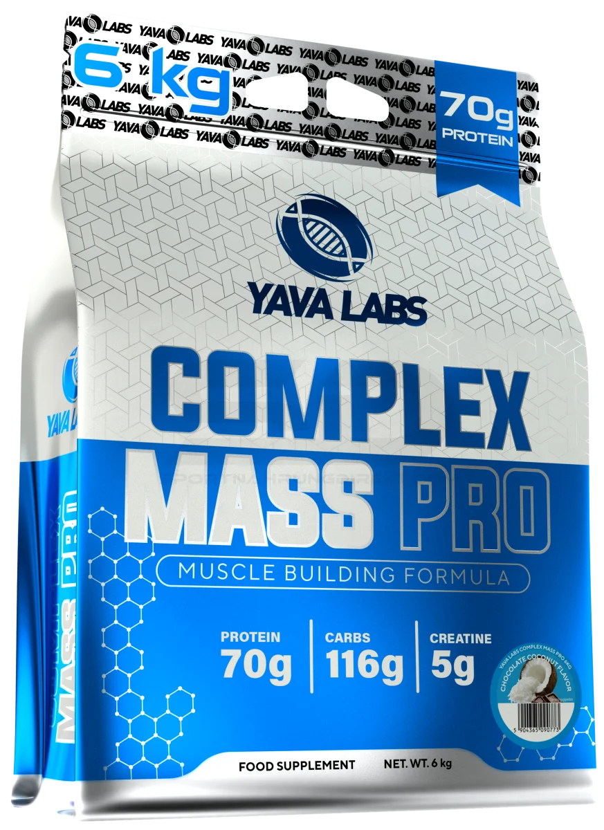 YAVA LABS® COMPLEX MASS PRO 6kg (35% Protein)