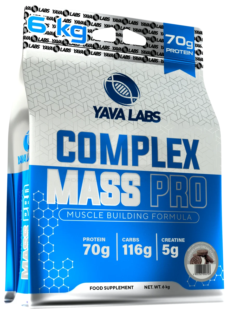 YAVA LABS® COMPLEX MASS PRO 6kg (35% Protein)