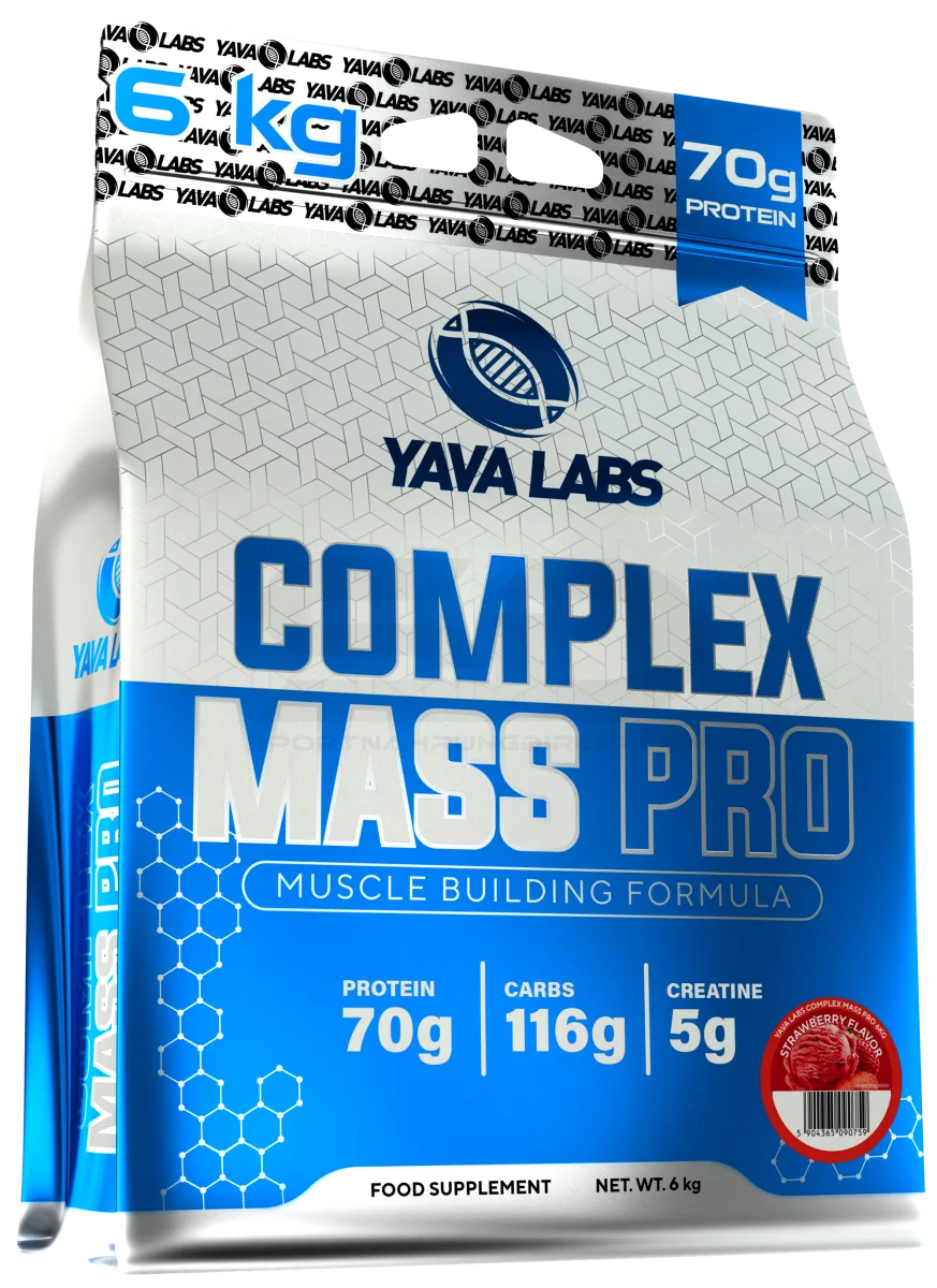 YAVA LABS® COMPLEX MASS PRO 6kg (35% Protein)