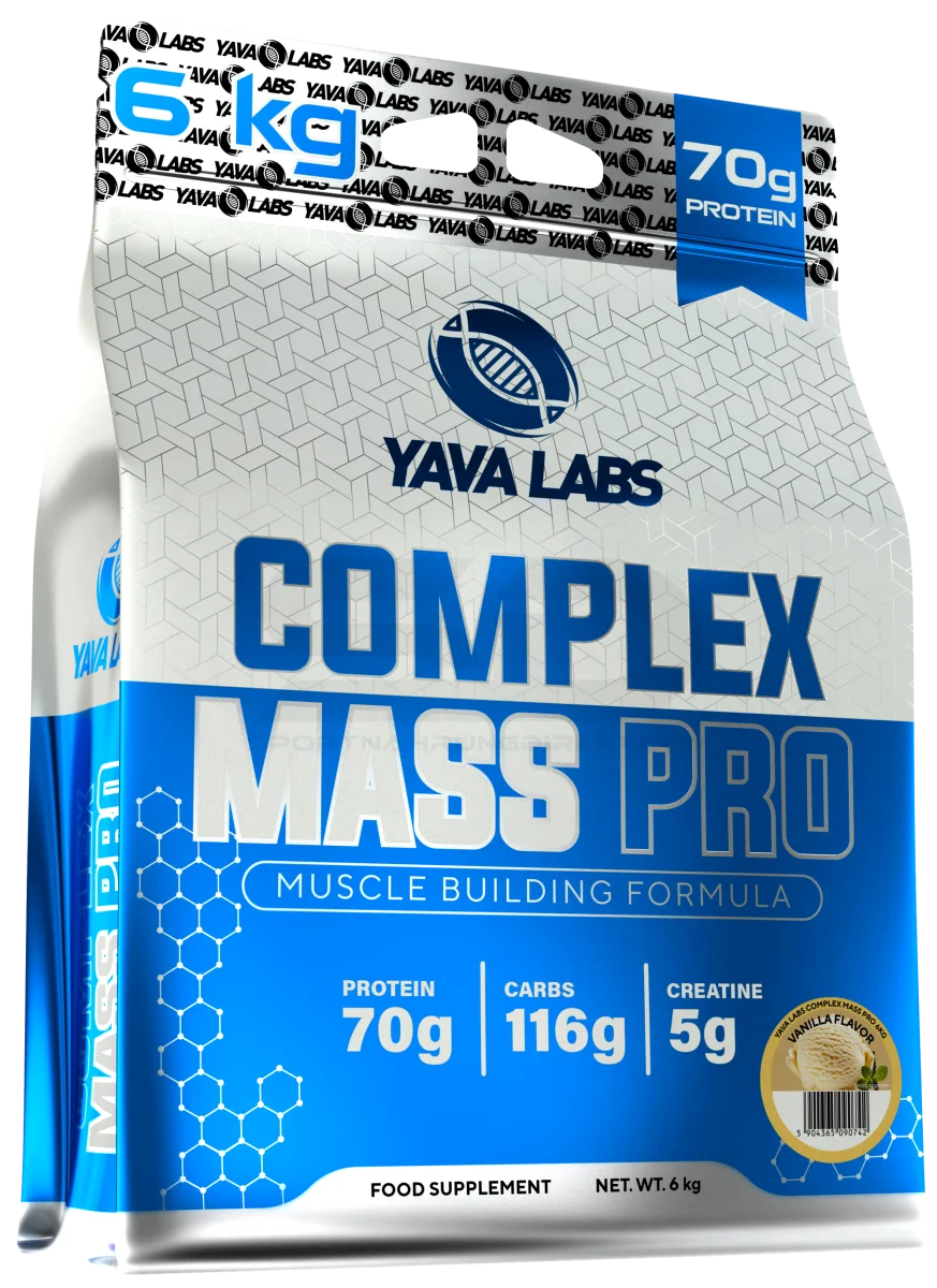 YAVA LABS® COMPLEX MASS PRO 6kg (35% Protein)