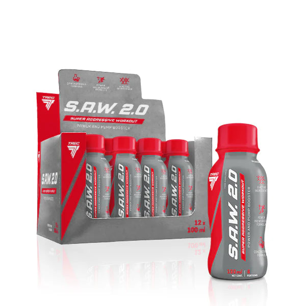 TREC® S.A.W 2.0 BOOSTER SHOTS 12 x100ml Cherry Pear